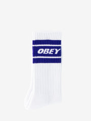 OBEY - Calzini Cooper II socks white / wurf blue