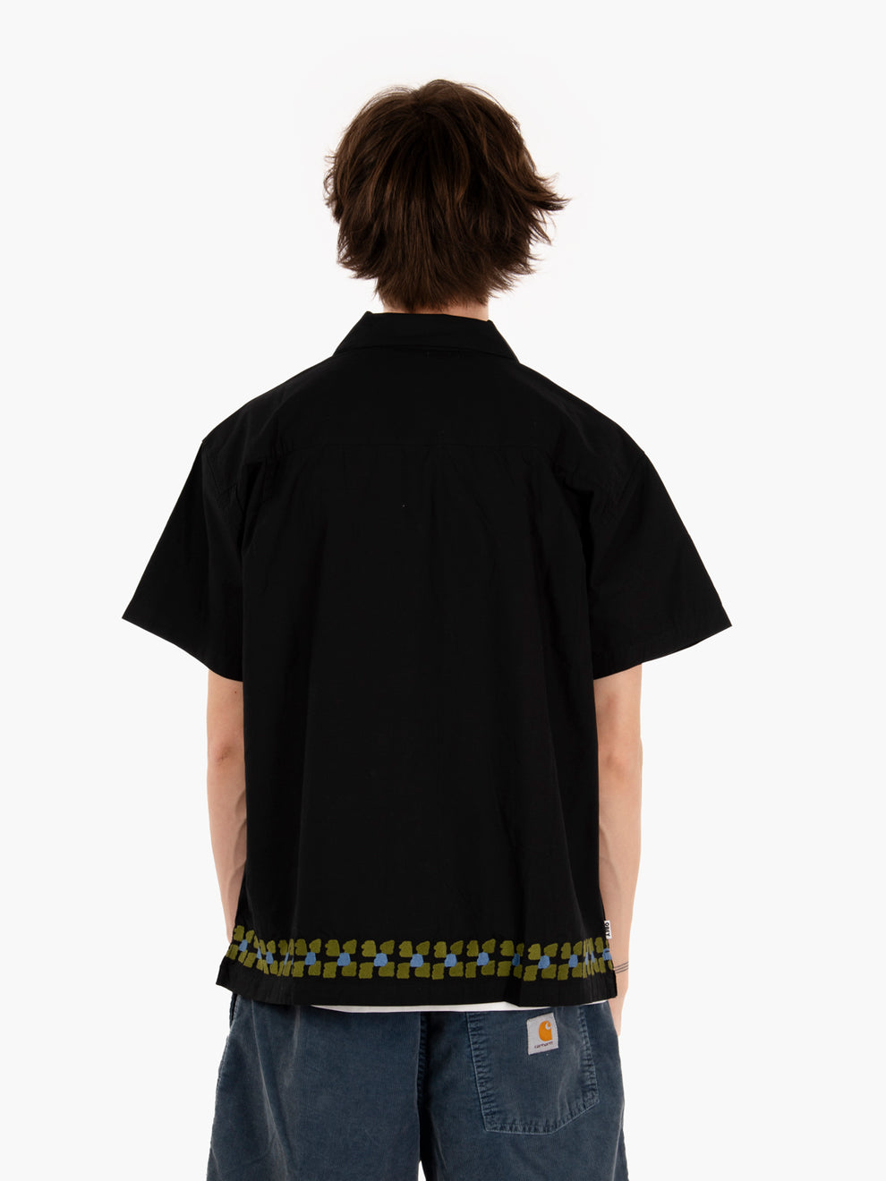 Camicia Ruben Woven SS black