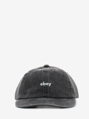 OBEY - Cappello lowercase strapback pigment black