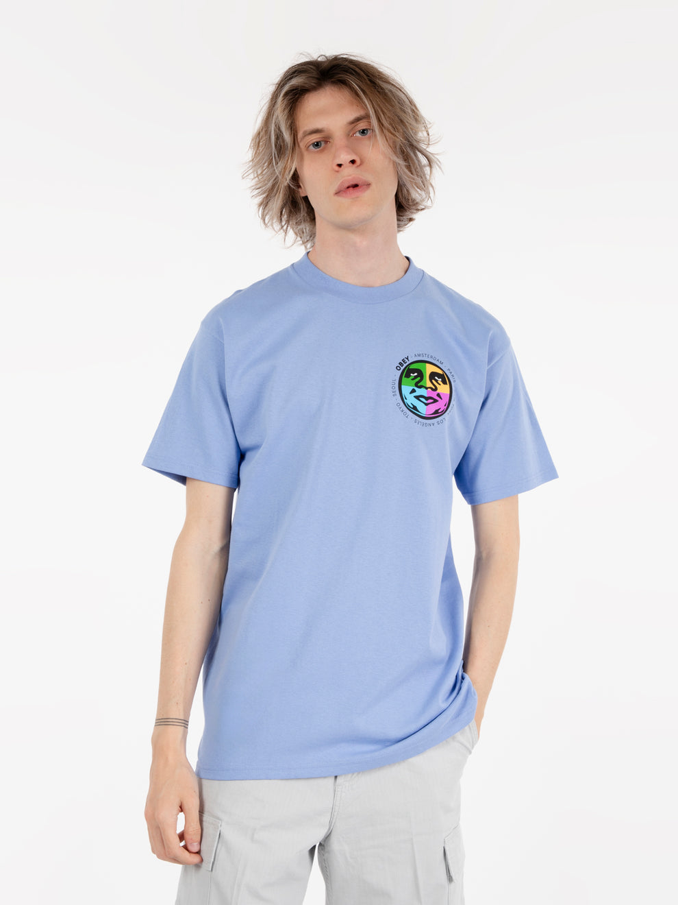 Classic City Built digital violet t-shirt