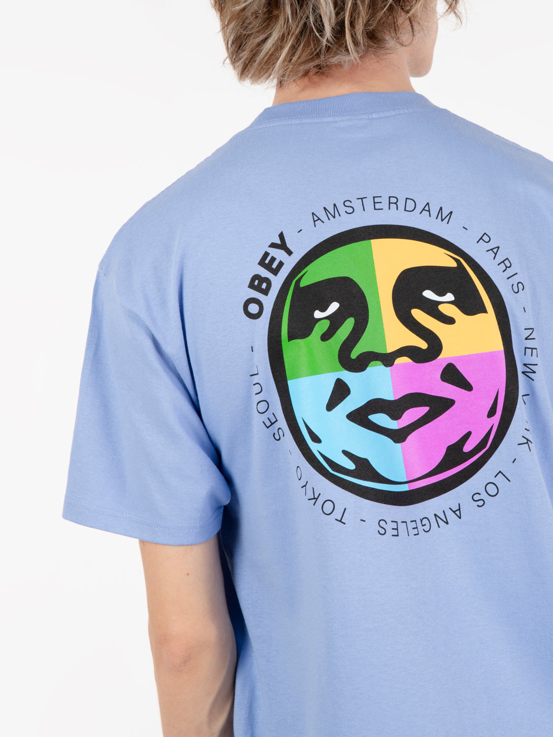 Classic City Built digital violet t-shirt