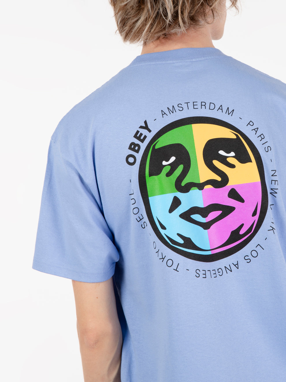 Classic City Built digital violet t-shirt