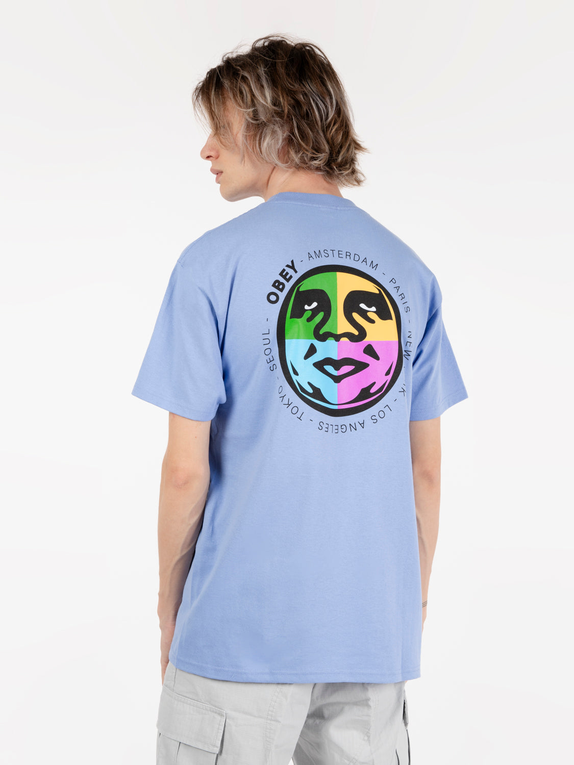 Classic City Built digital violet t-shirt