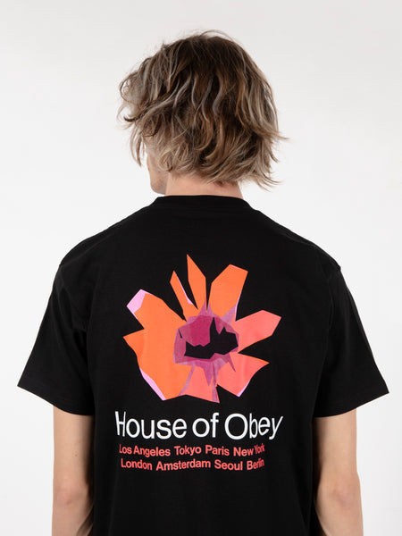 Classic t-shirt House of Floral black