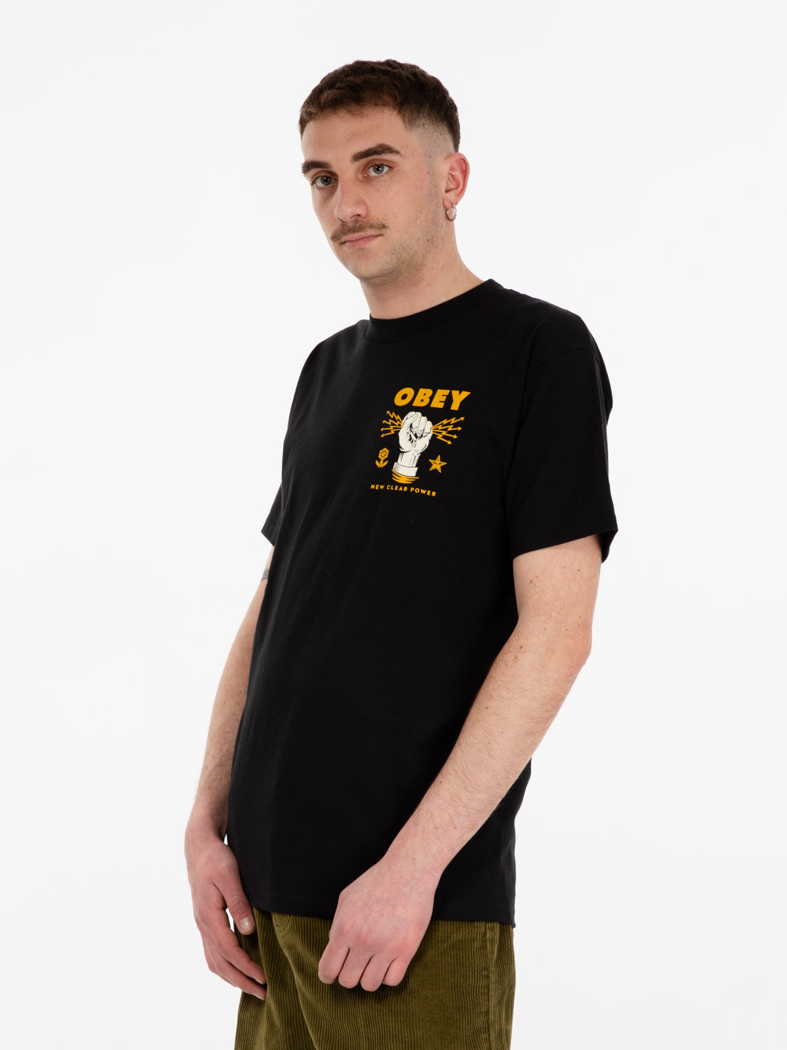 Classic New Clear Power black t-shirt