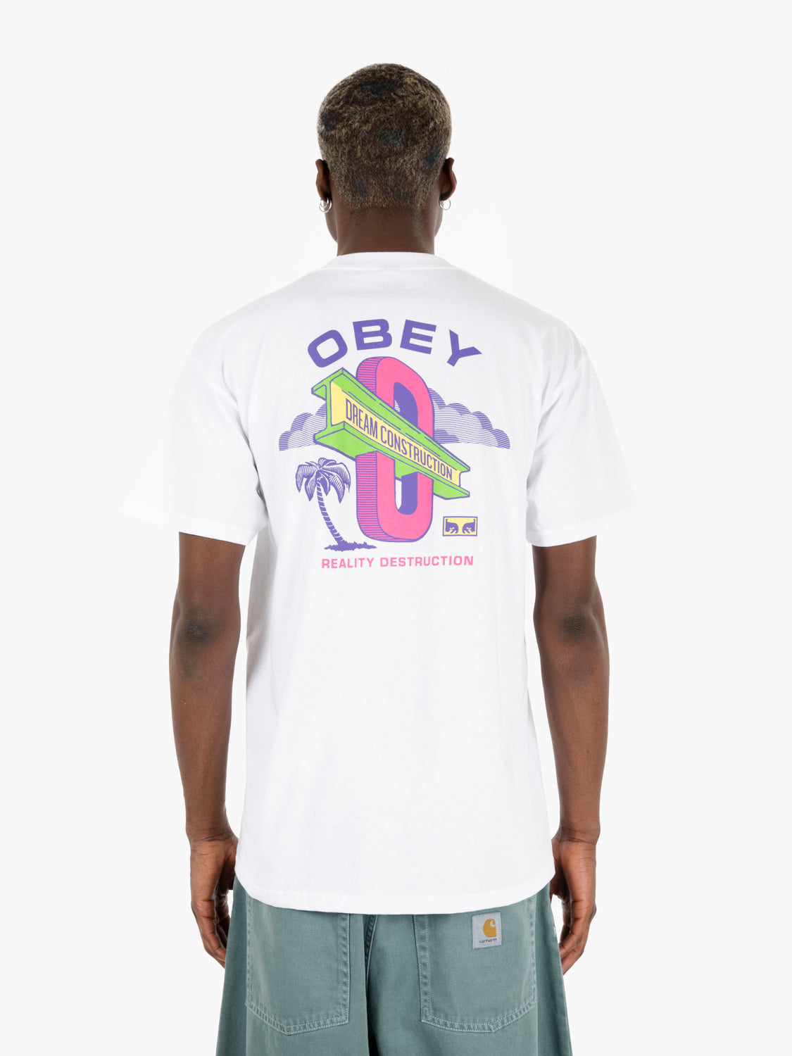 Dream construction tee white