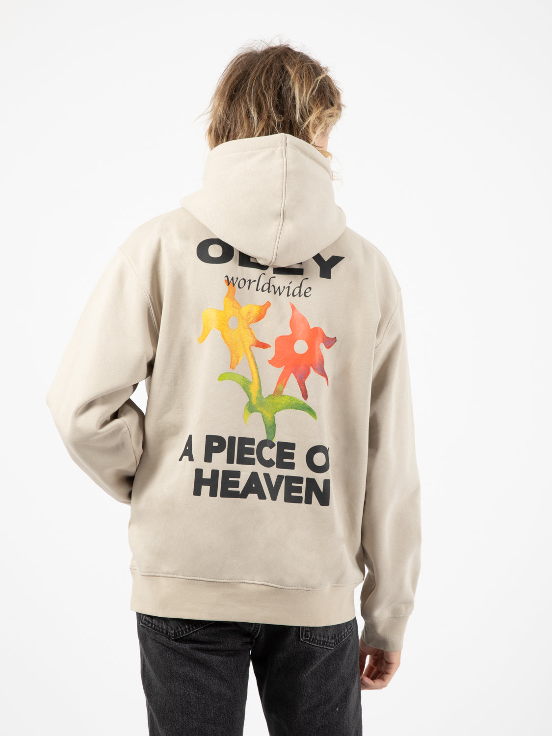 Felpa A Piece OF Heaver premium hooded fleece silver grey