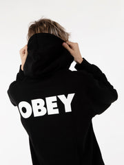 OBEY - Felpa bold hooded black
