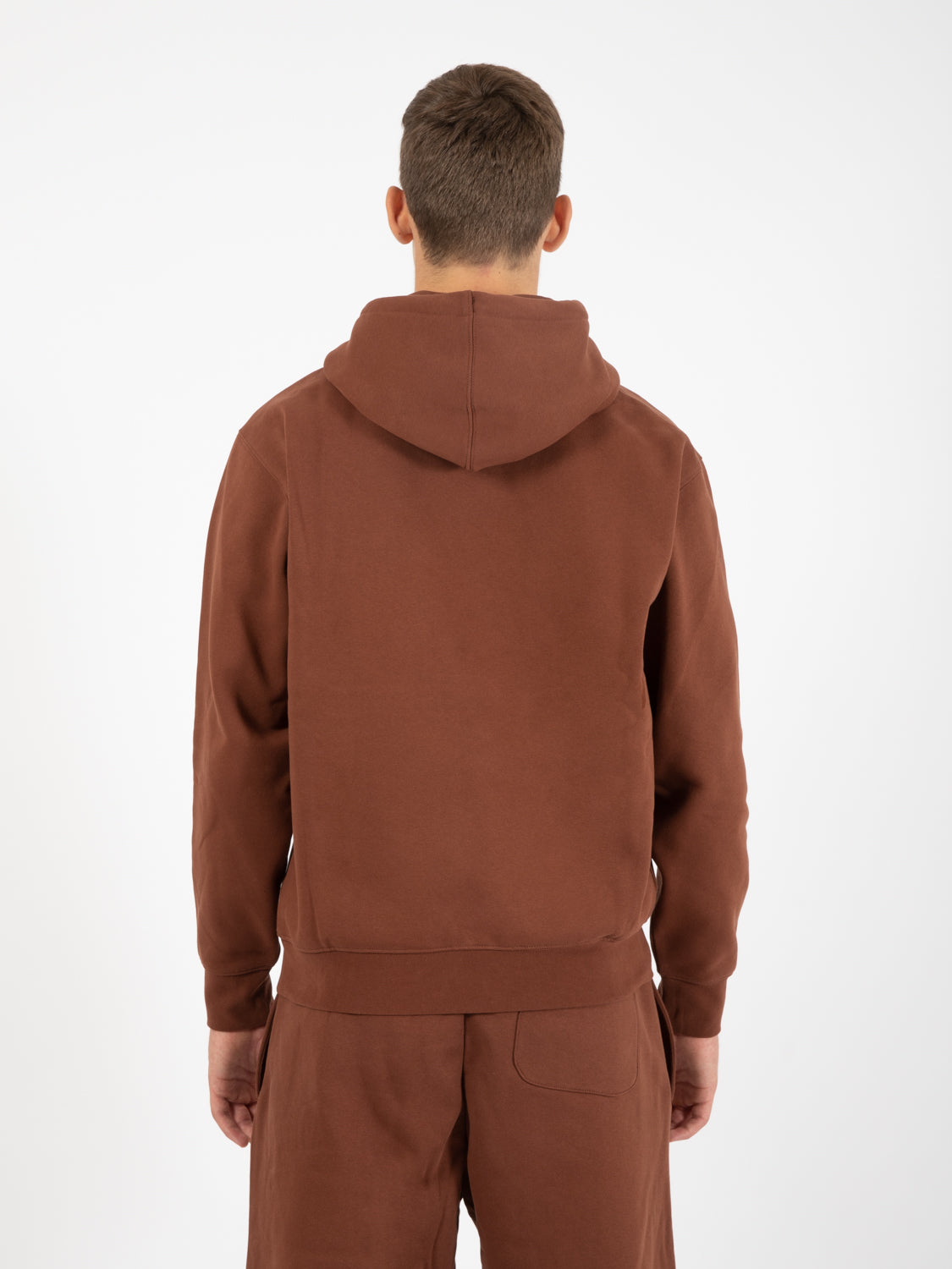 Felpa Estabilished works eyes hood fleece sepia