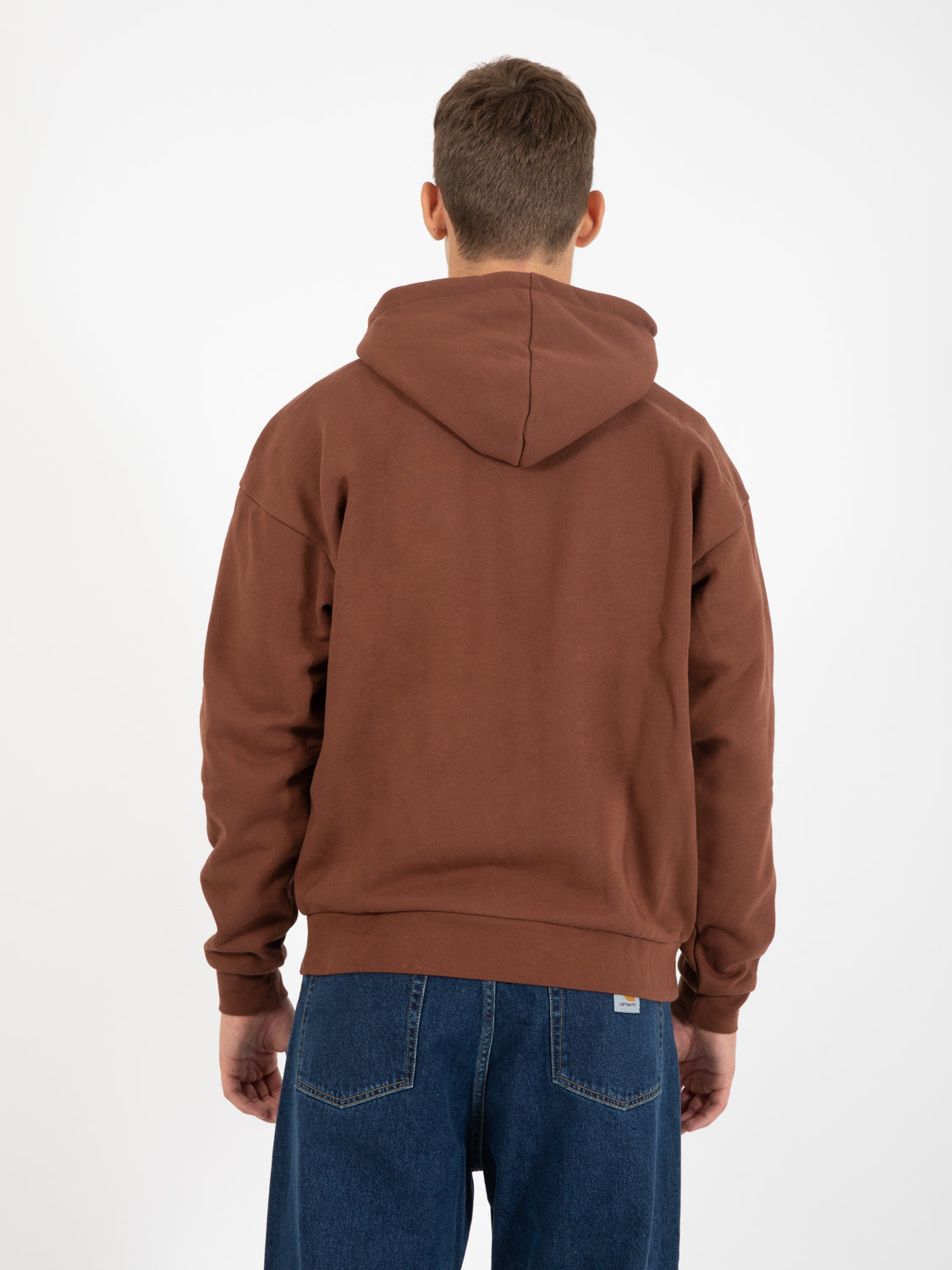 Felpa Icon Extra Heavy Hood Sepia