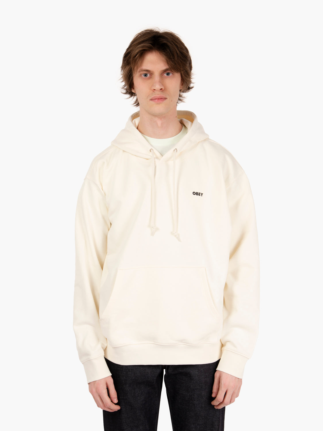 Felpa Obey Icon Flame fleece unbleach