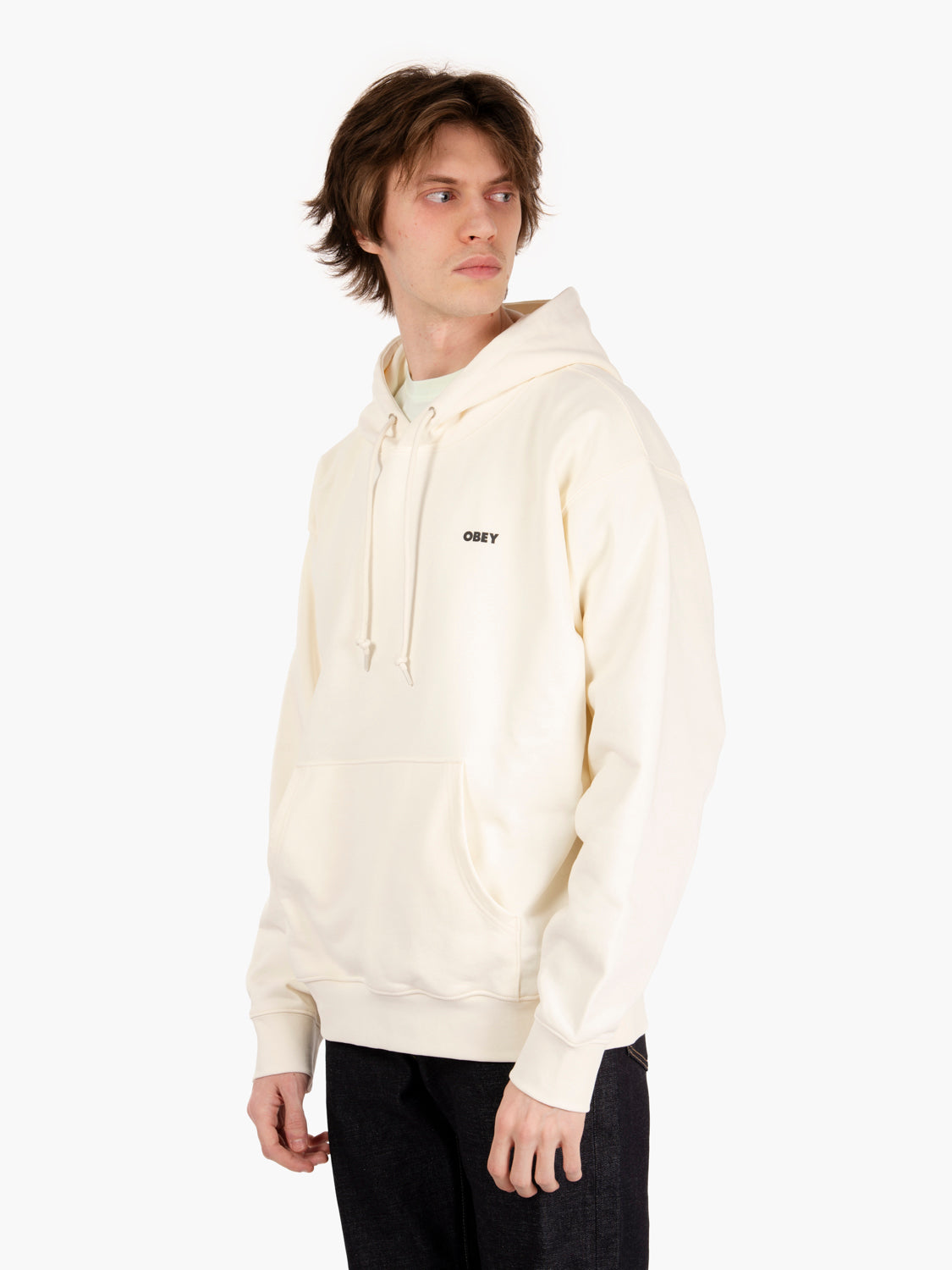 Felpa Obey Icon Flame fleece unbleach