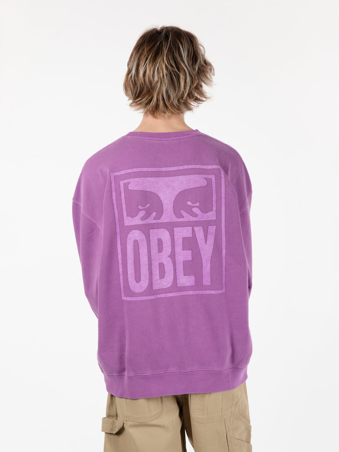 Pigment eyes icon extra heavy dewberry sweatshirt
