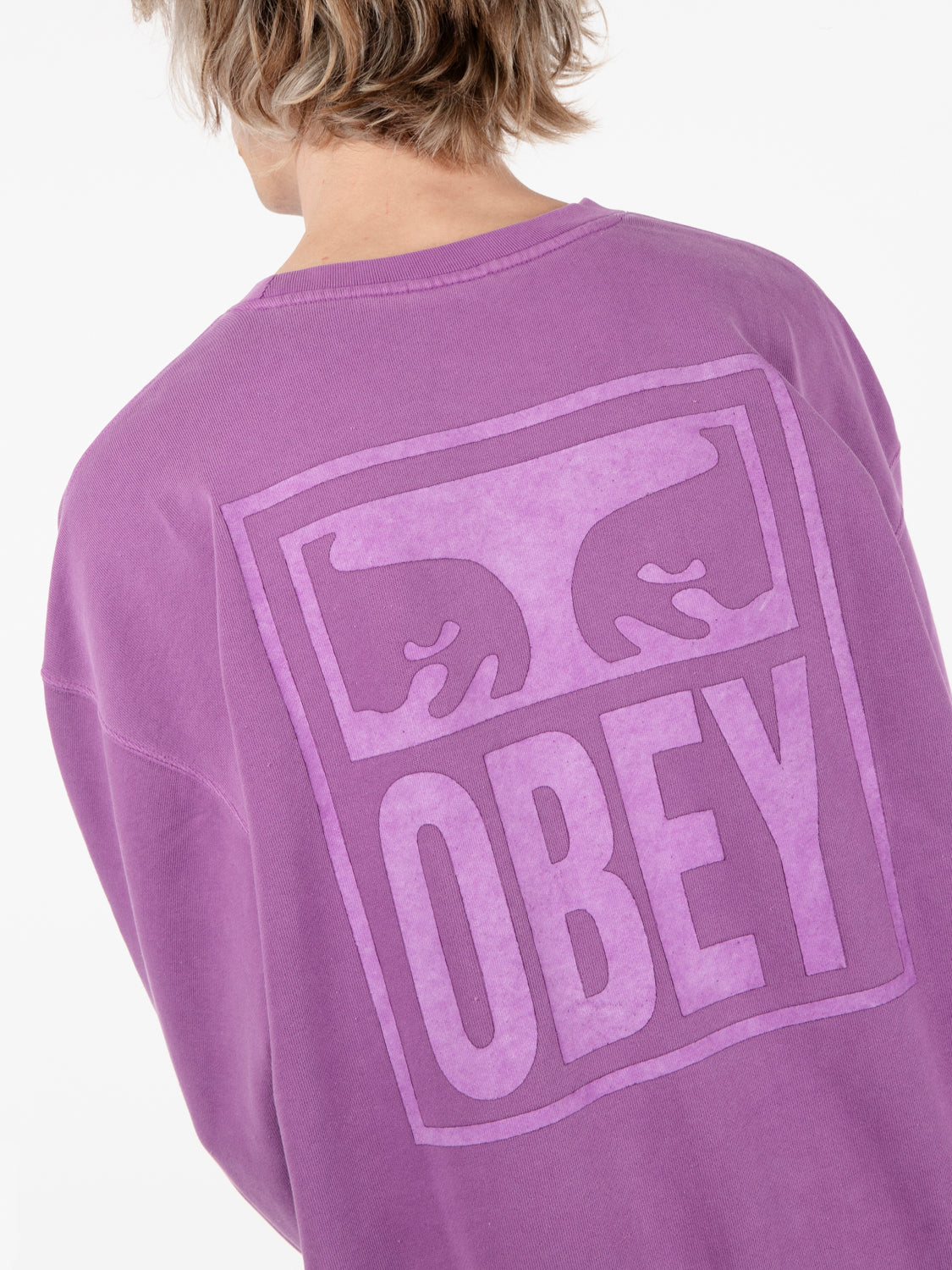 Pigment eyes icon extra heavy dewberry sweatshirt