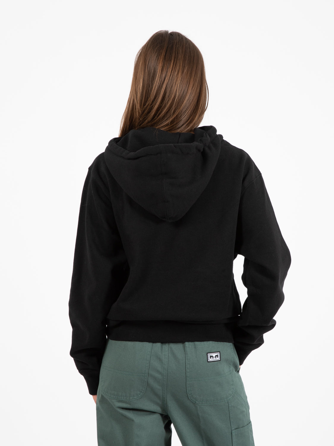 Felpa Worldwide Butterfly 2 basic hooded fleece black