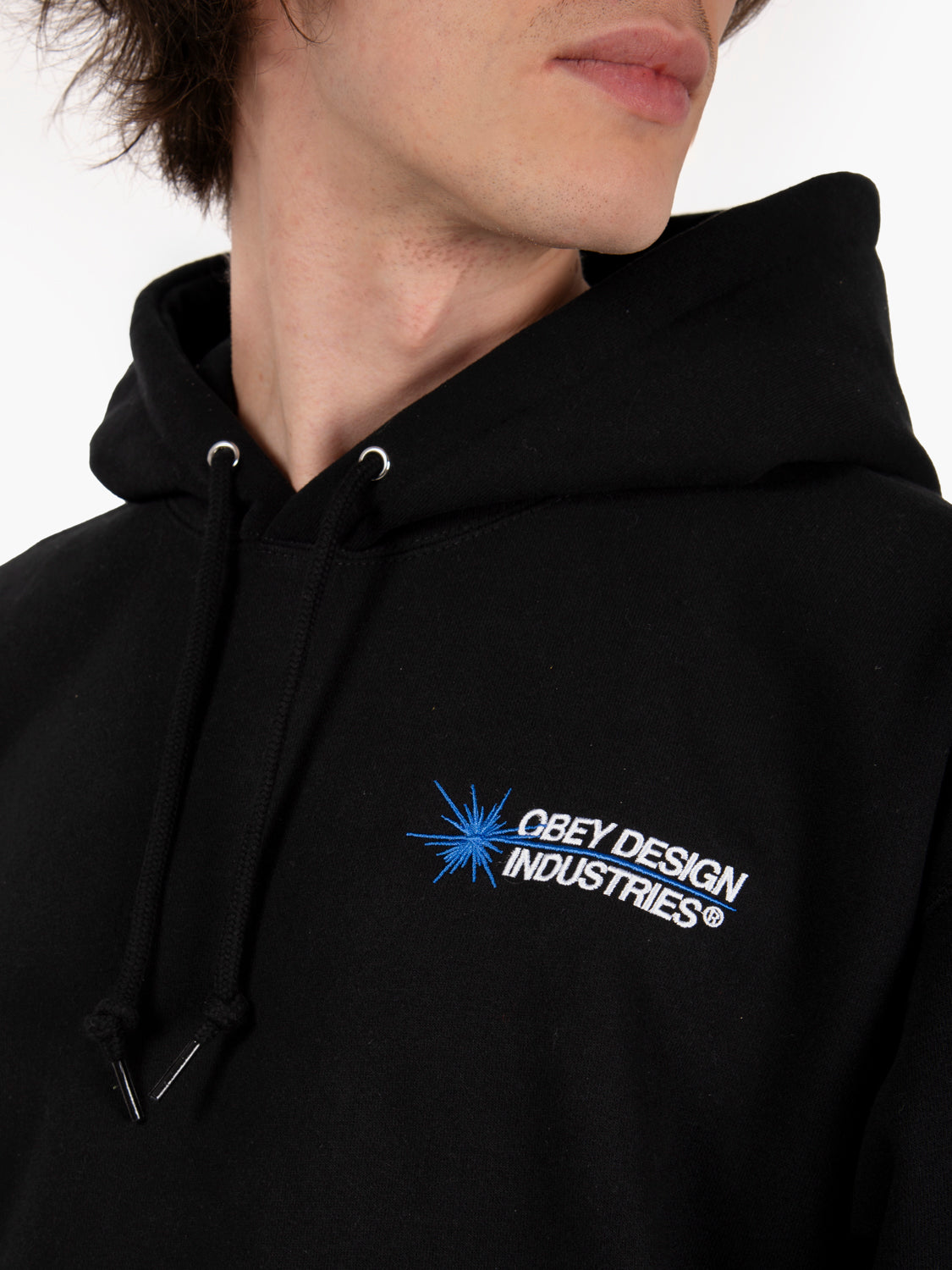 Industries hoodie fleece black