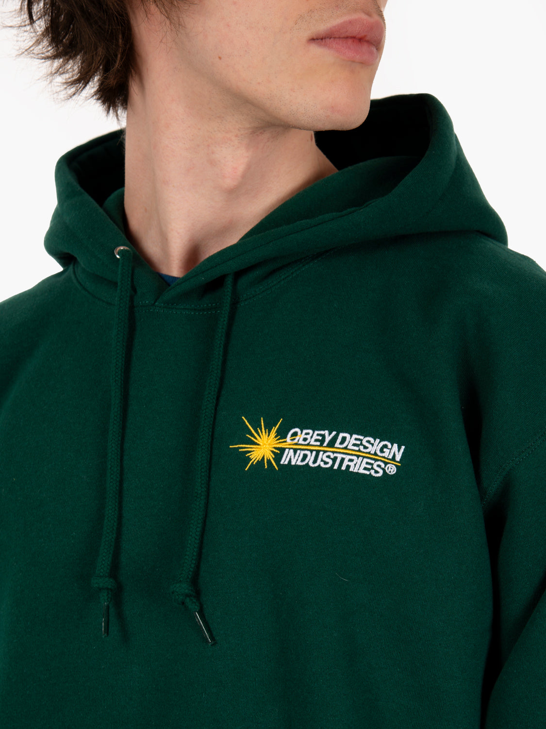 Industries hoodie fleece rain forest