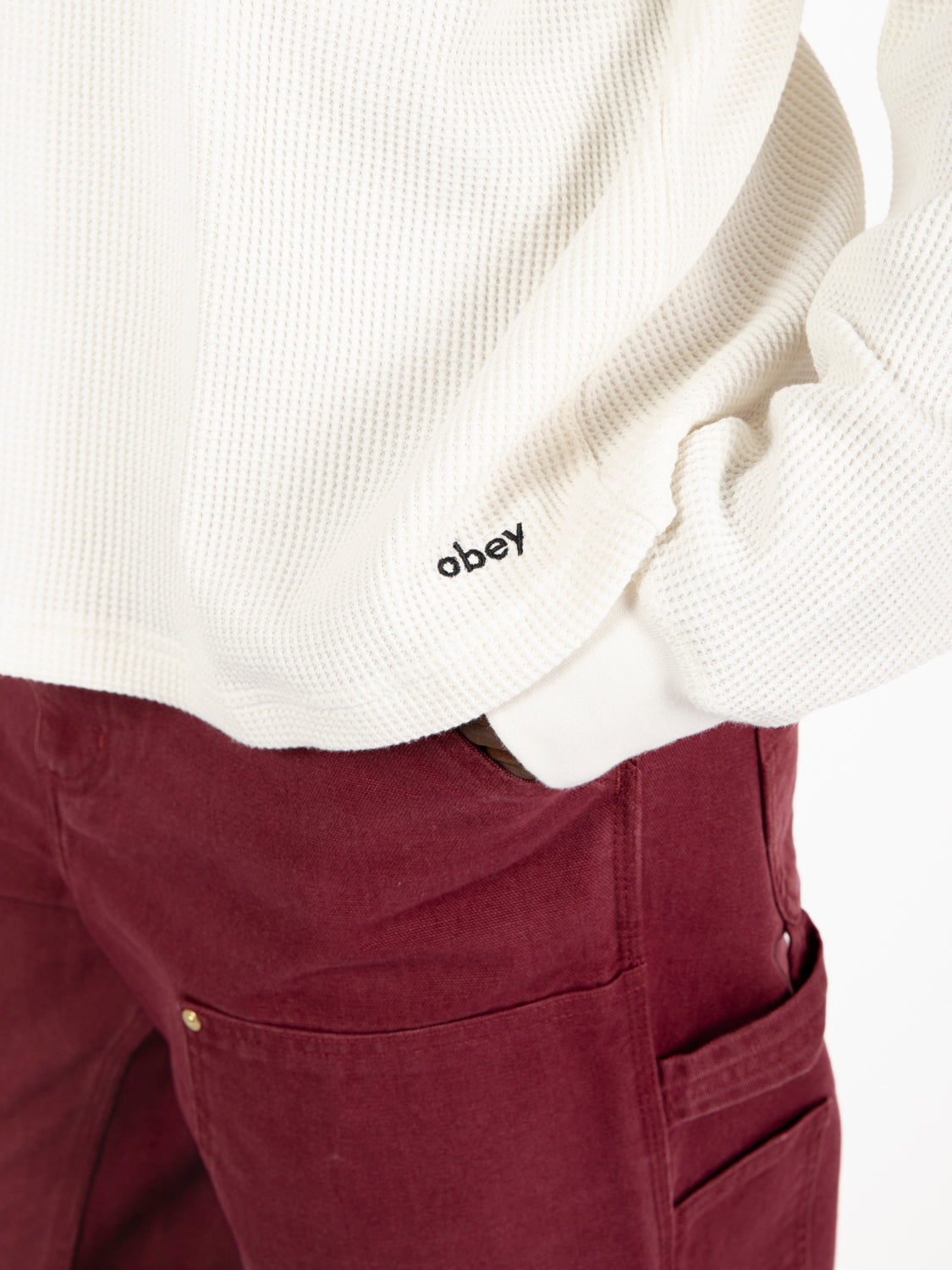 Maglia lowercase thermal blanc de blanc