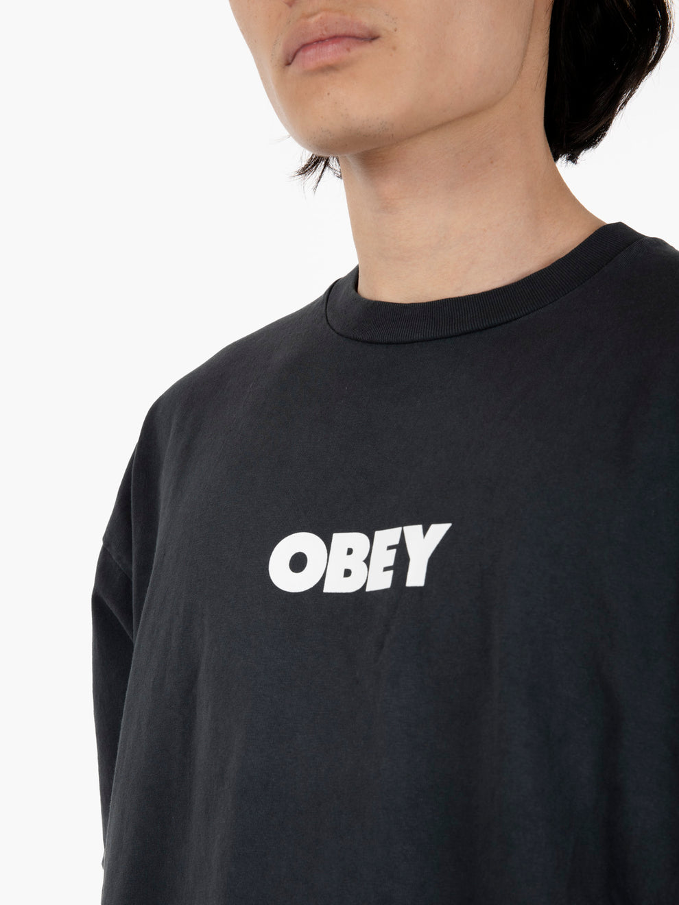 Obey Bold Tee Pigment True Vintage Black