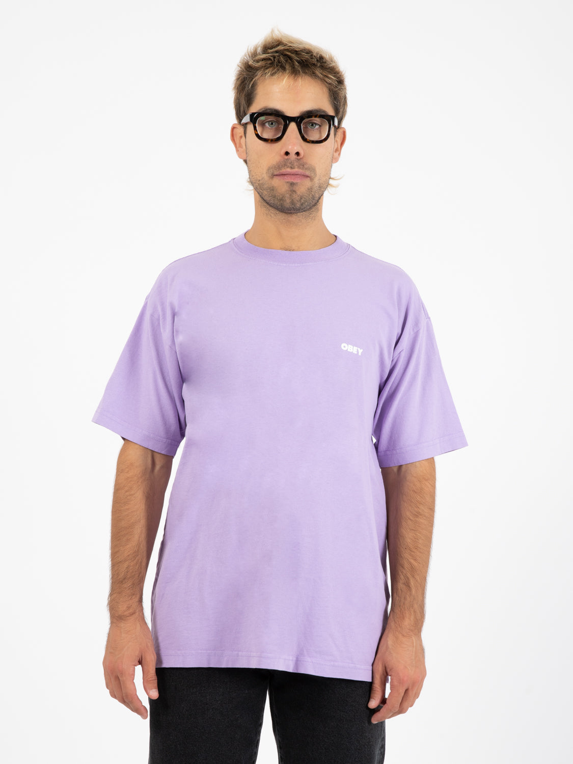 Bold Icon Heavyweight tee digital lavender t-shirt