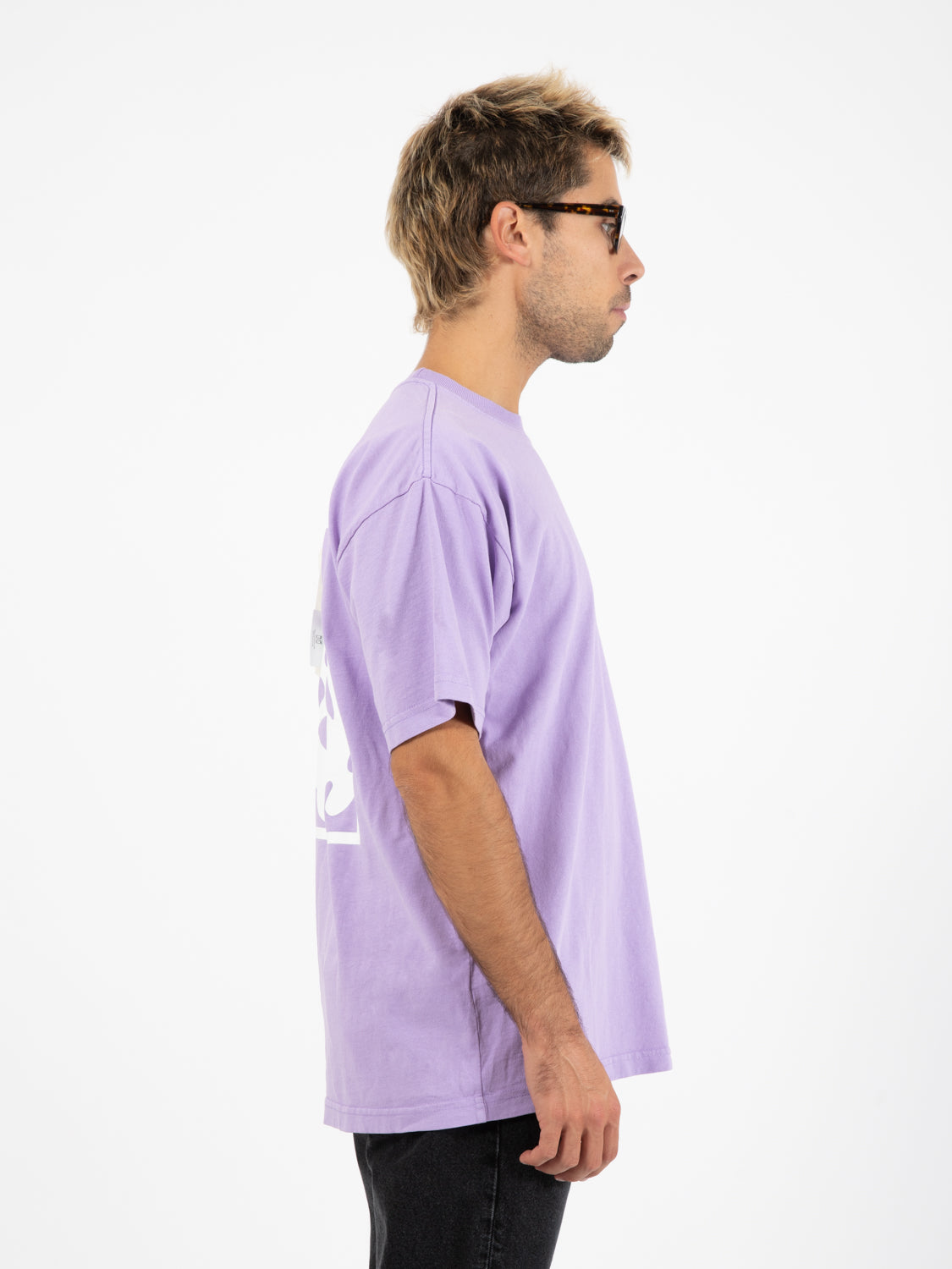 Bold Icon Heavyweight tee digital lavender t-shirt