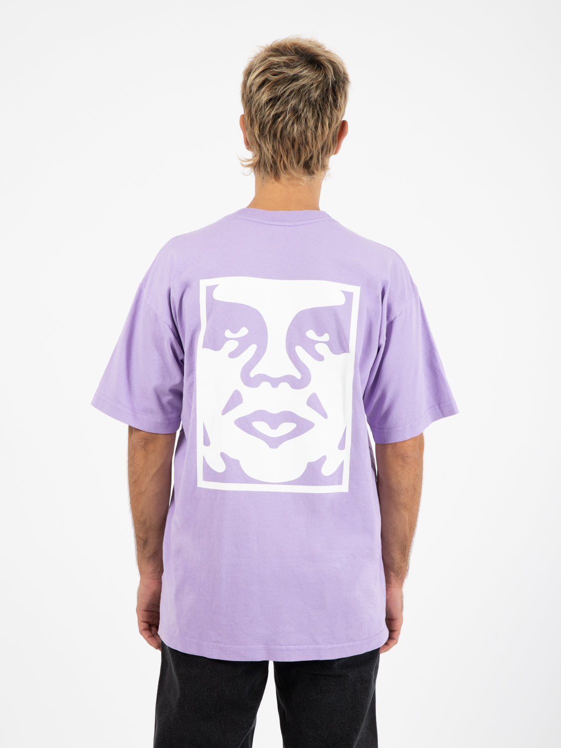 Bold Icon Heavyweight tee digital lavender t-shirt