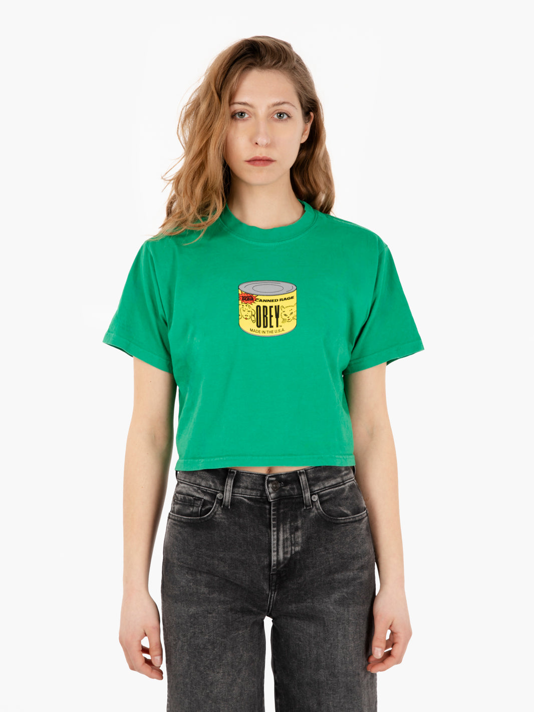 Canned rage green t-shirt