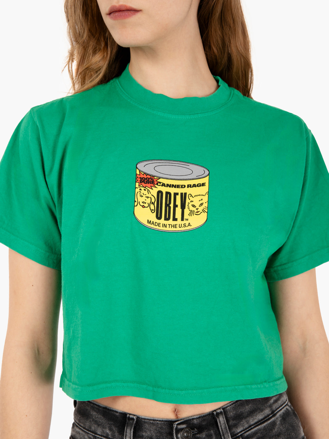 Canned rage green t-shirt