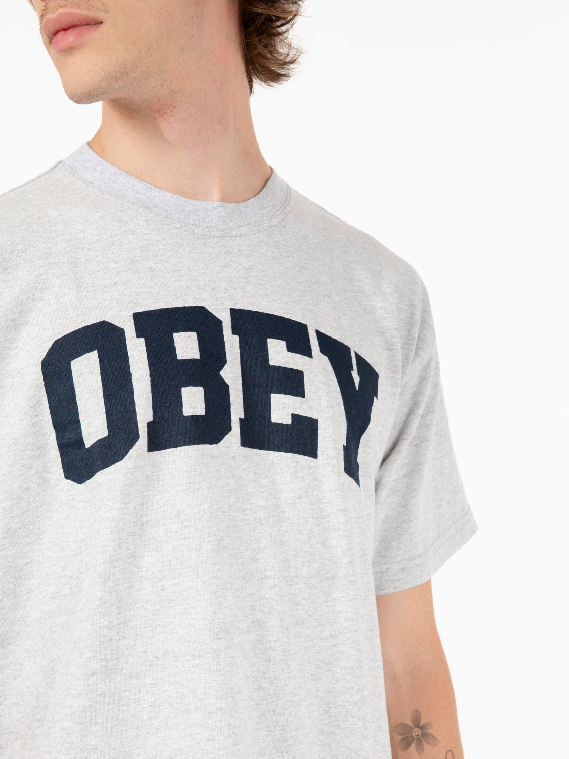 T-shirt Collegiate tee heater grey