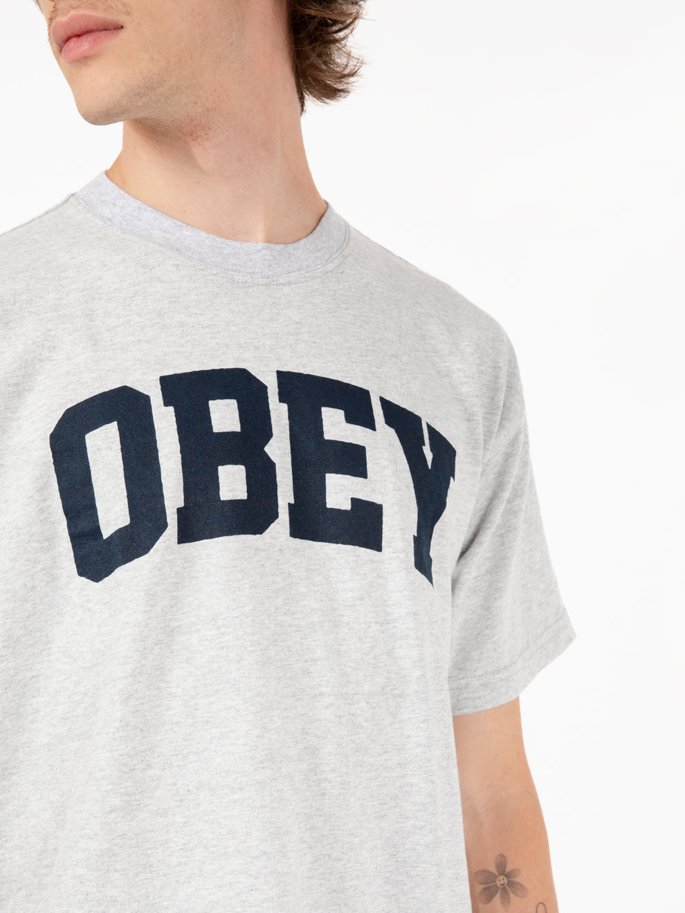 T-shirt Collegiate tee heater grey