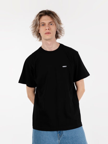 T-shirt established works bold black
