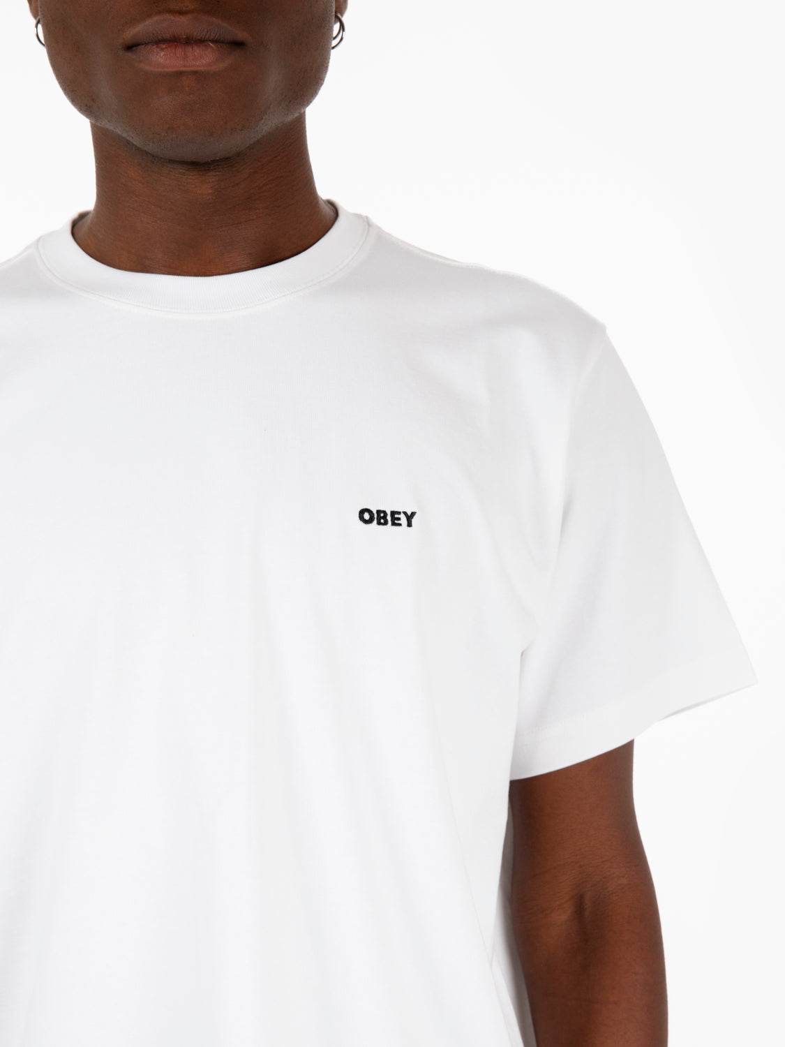 T-shirt established works bold white