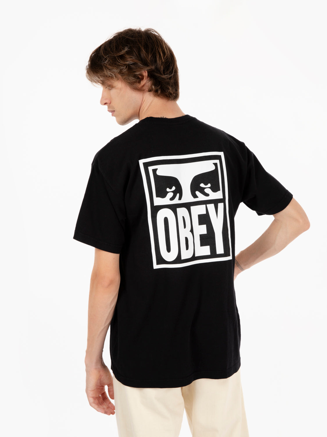 Eyes icon 2 tee jet black t-shirt