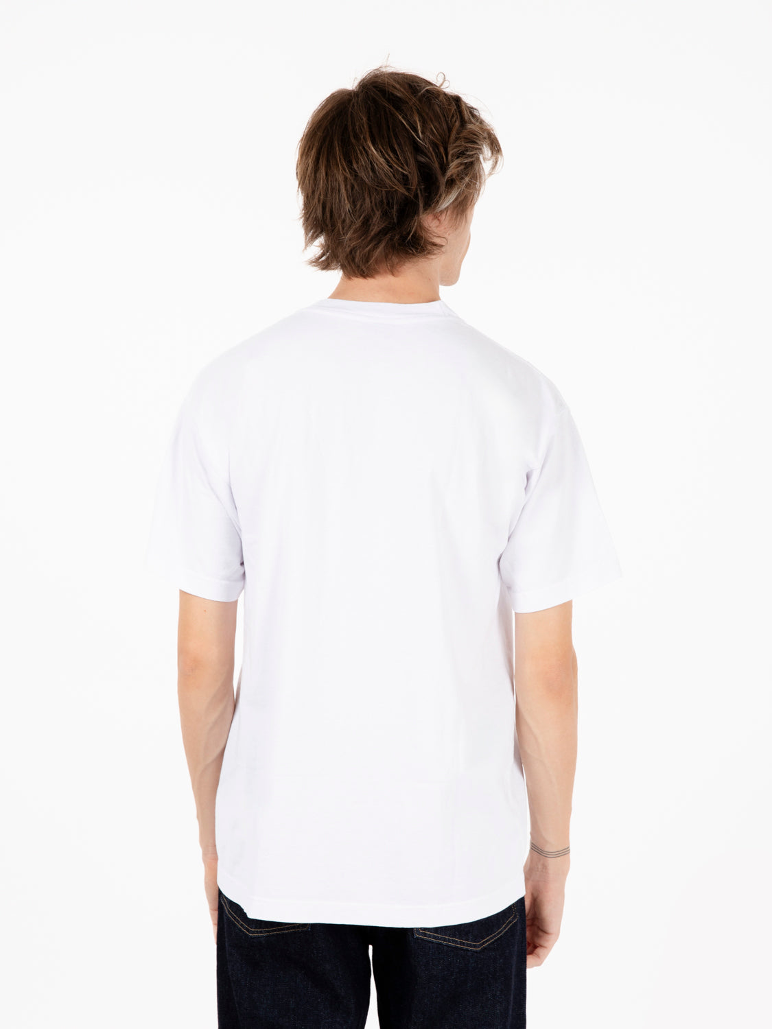 T-shirt half icon tee white