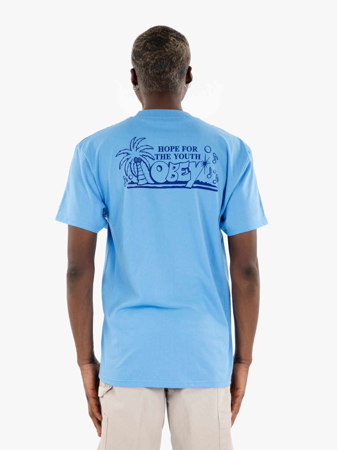 T-shirt Hope For The Youth azure blue