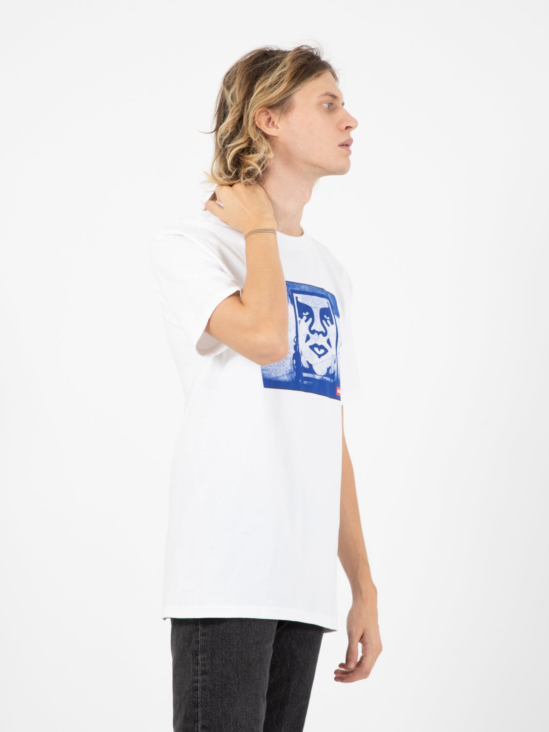 New York classic photo tee white / blue T-Shirt