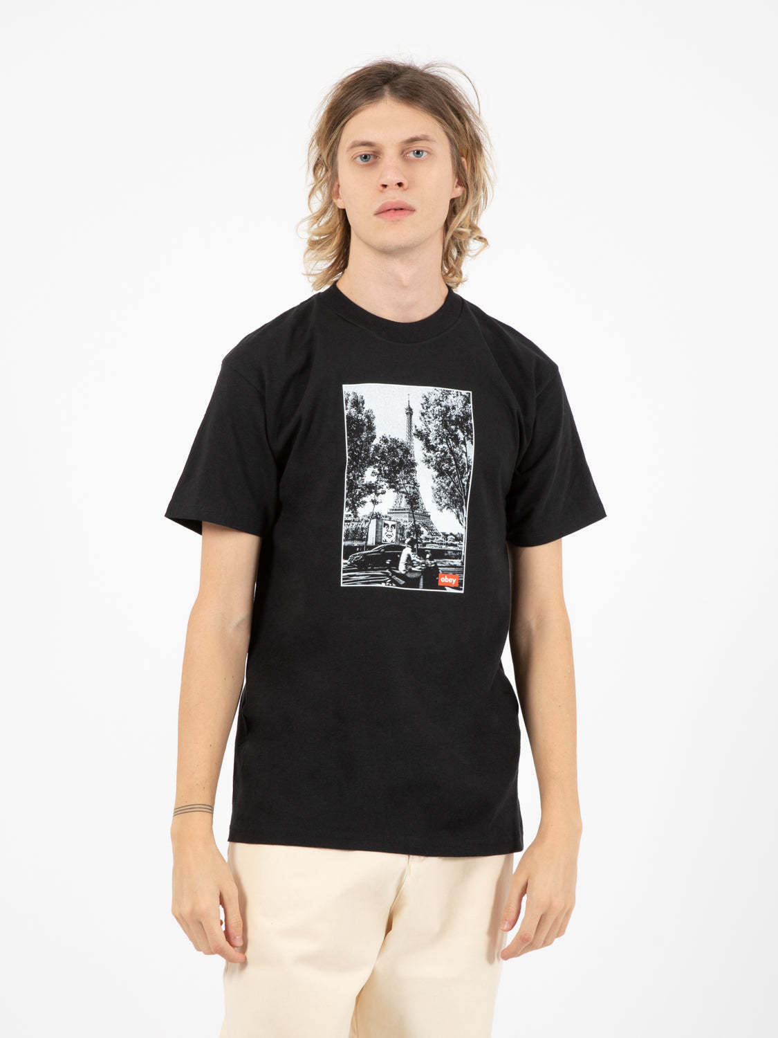 Paris photo classic tee black T-Shirt