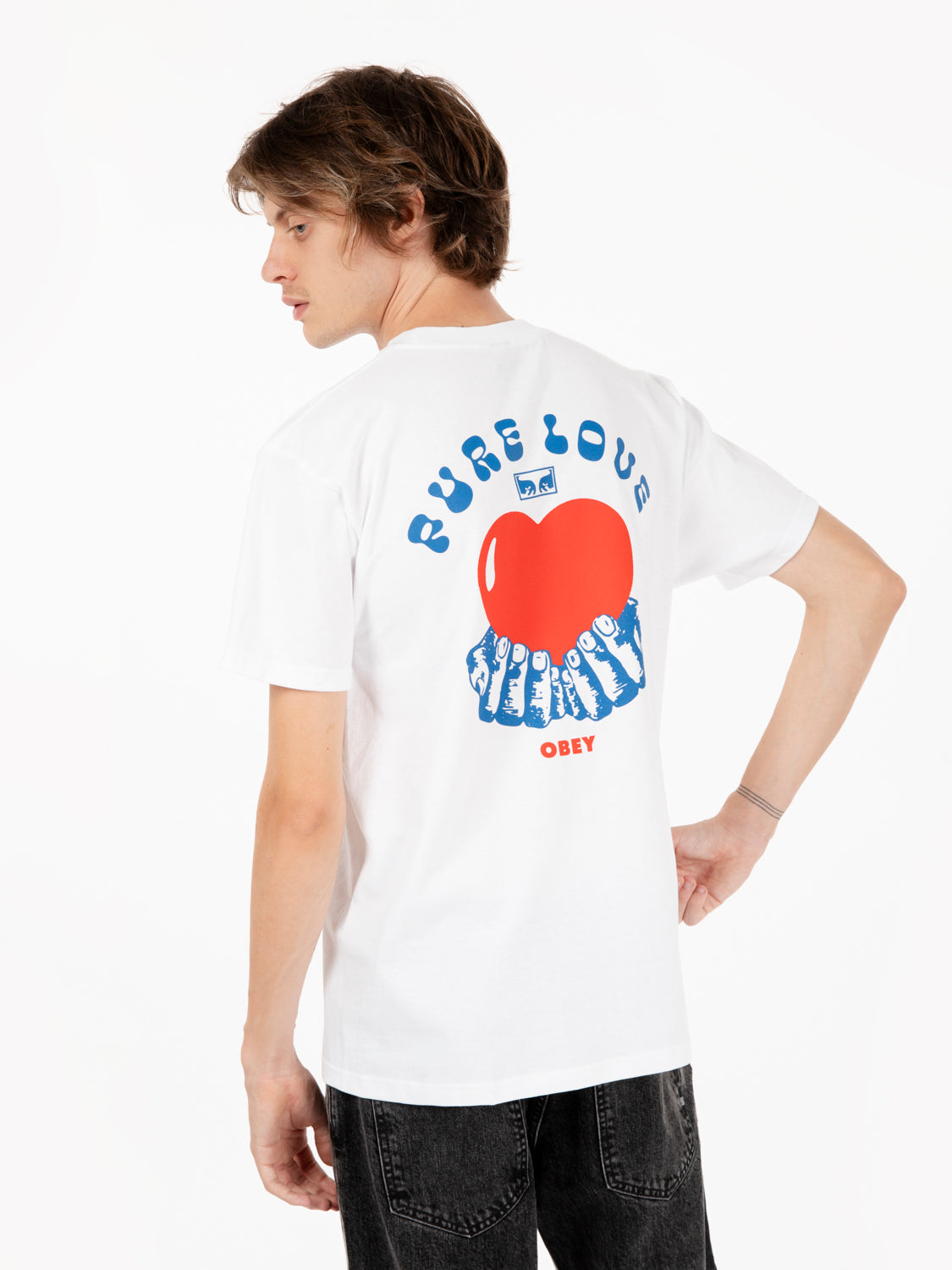 T-shirt "Pure Love" white