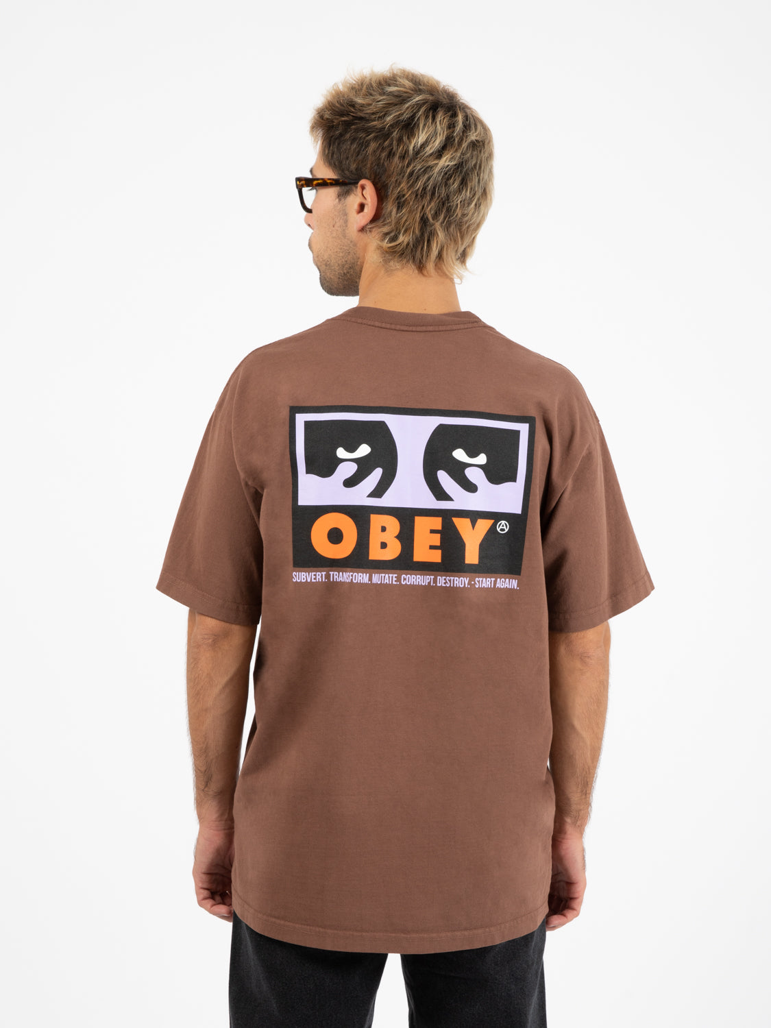 T-shirt Subvert Heavyweight classic box tee sepia