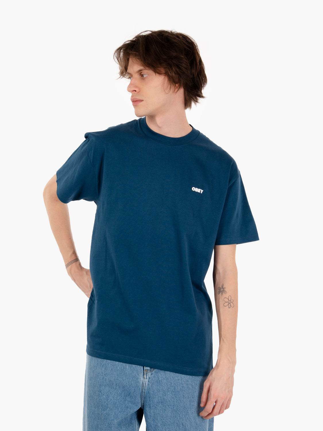 "Target icon" harbor blue t-shirt
