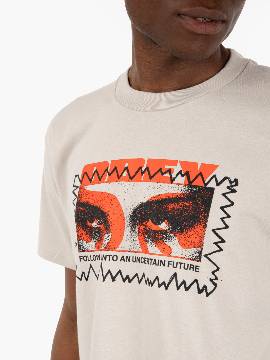 "Vital signs" tee silver grey