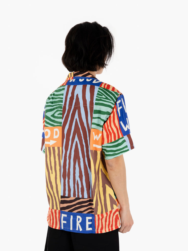 OLOW - Camicia Aloha firewood multicolor
