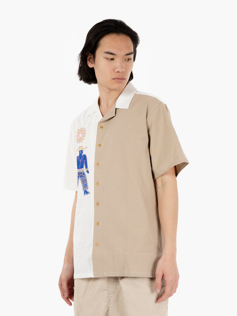 OLOW - Camicia Aloha Fishermans cove ecrù