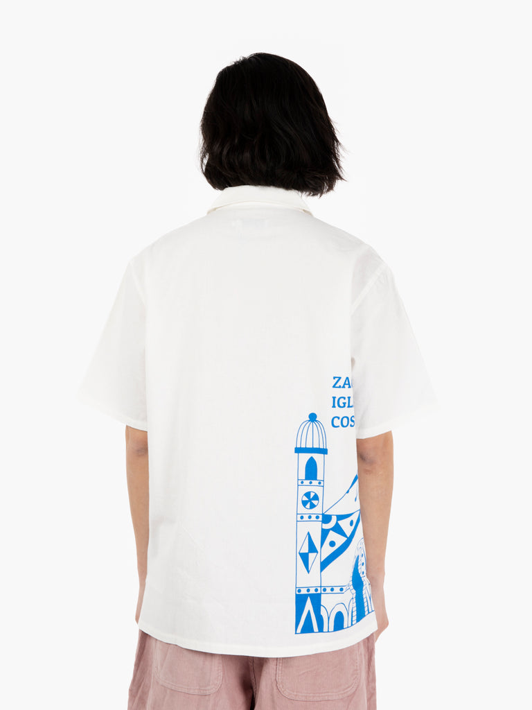 OLOW - Camicia Aloha zacero ecrù