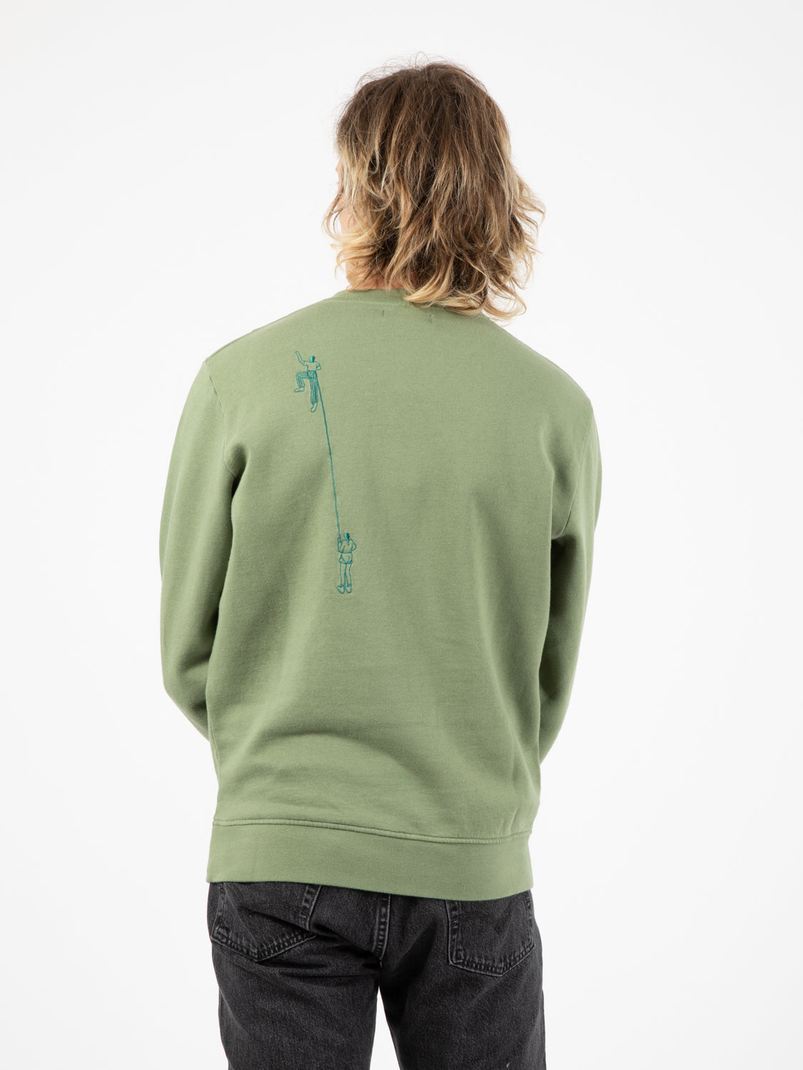 Climb Sage Green Sweatshirt