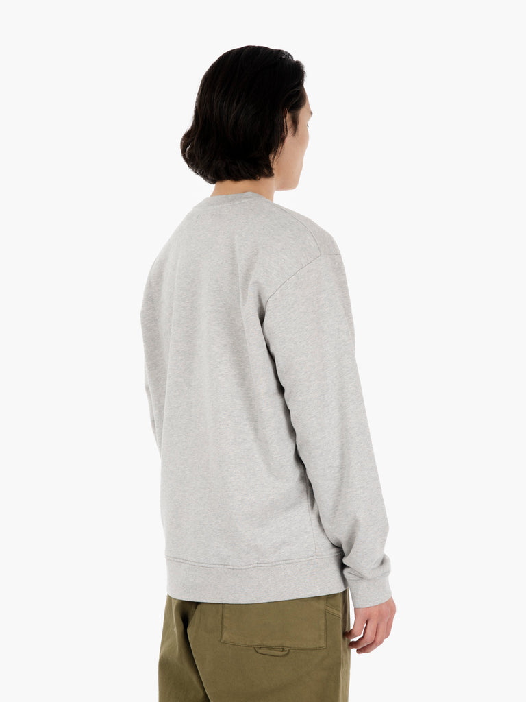 OLOW - Felpa crewneck Grey Labyrinth Dahlia