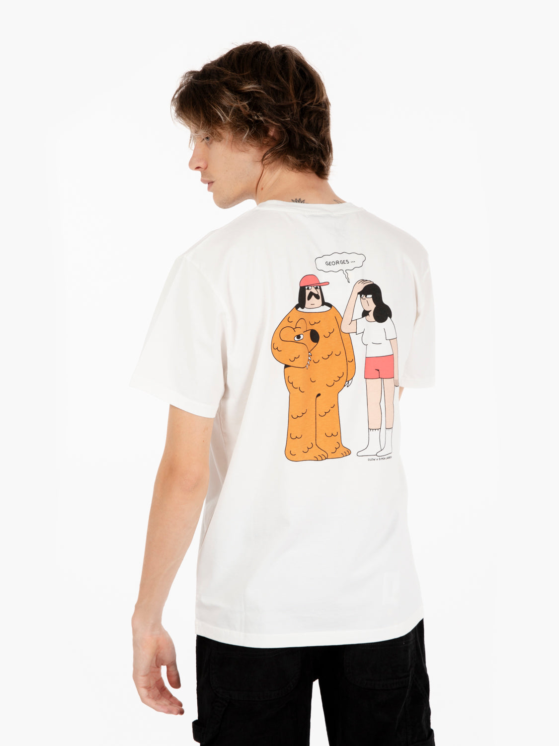 Bear Off White T-Shirt