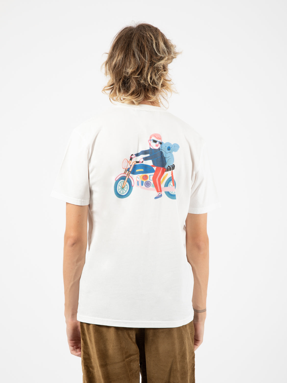 Moto Trip Off White T-Shirt