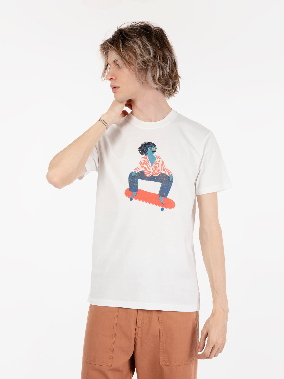 Skatos Off White T-Shirt