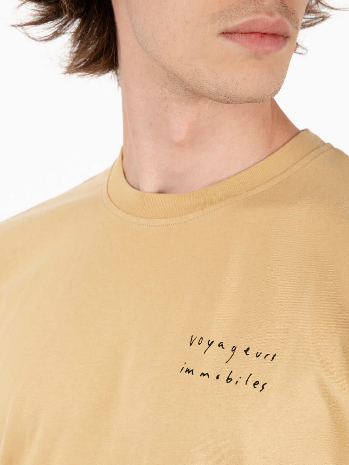 T-shirt Voyageur immobile sand